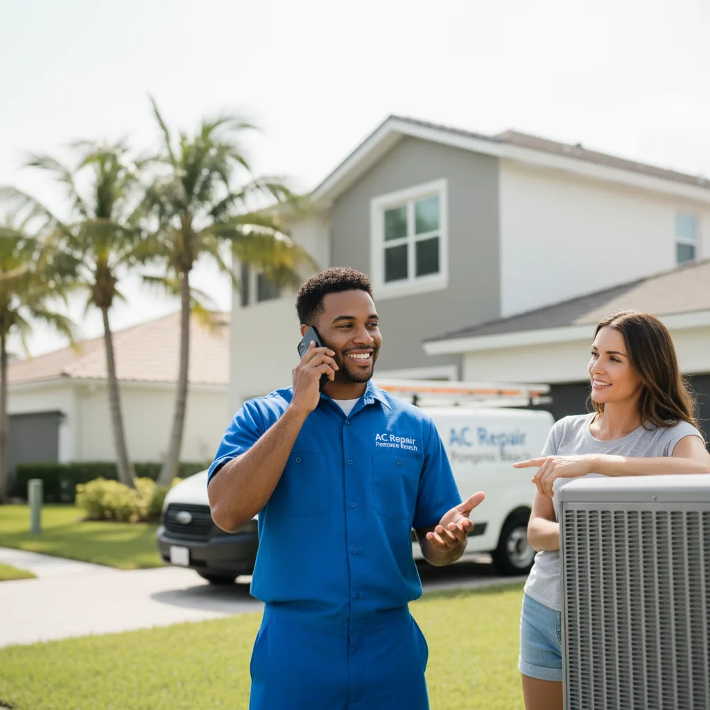AC Repair Pompano Beach customer support in Weaverville